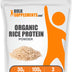 Bulksupplements Organic Rice Protein Powder - Gluten Free, 30G per Serving - 100 Grams (3.5 Oz) - 3 Servings