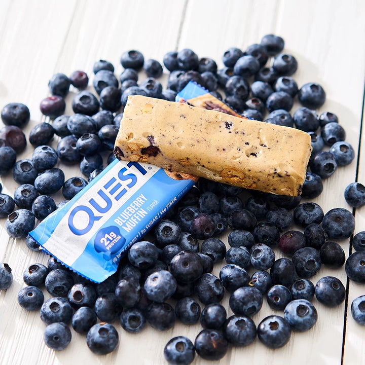 (3 Pack)  Protein Bar, Blueberry Muffin Flavor, 20G of Protein, Gluten Free, 4 Count