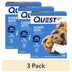 (3 Pack)  Protein Bar, Blueberry Muffin Flavor, 20G of Protein, Gluten Free, 4 Count