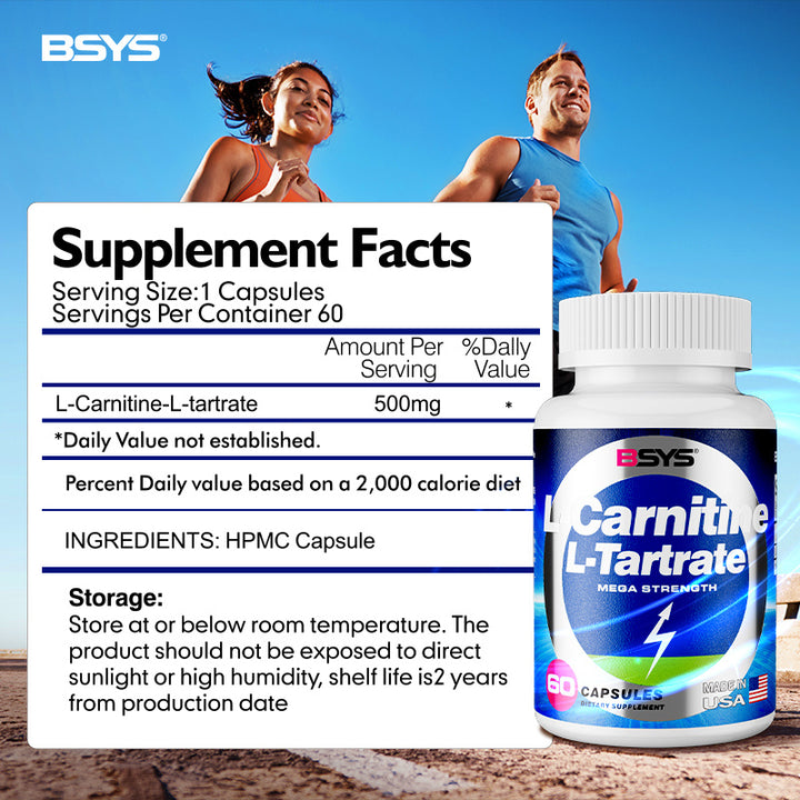 L-Carnitine L-Tartrate Capsules 60's