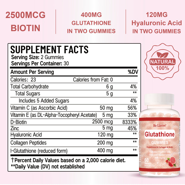 Glutathione Collagen Gummies Grapefruit Flavor
